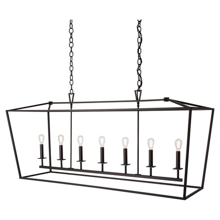 Norwell Linear Cage Pendant 1083-BR-NG